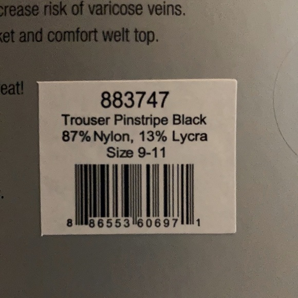 Nurse Mates Compression Trouser Sock, NWT, 9-11 - Picture 2 of 2